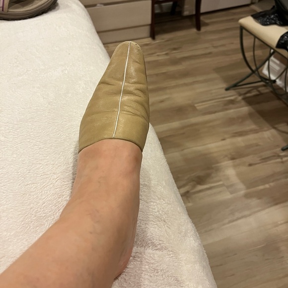 Salvatore Ferragamo Tan Leather Mules - Picture 5 of 8